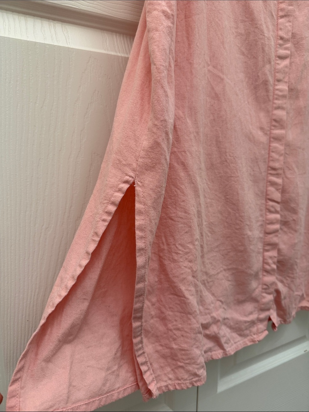 Light Pink Button-Front Tunic - Picture 8 of 9